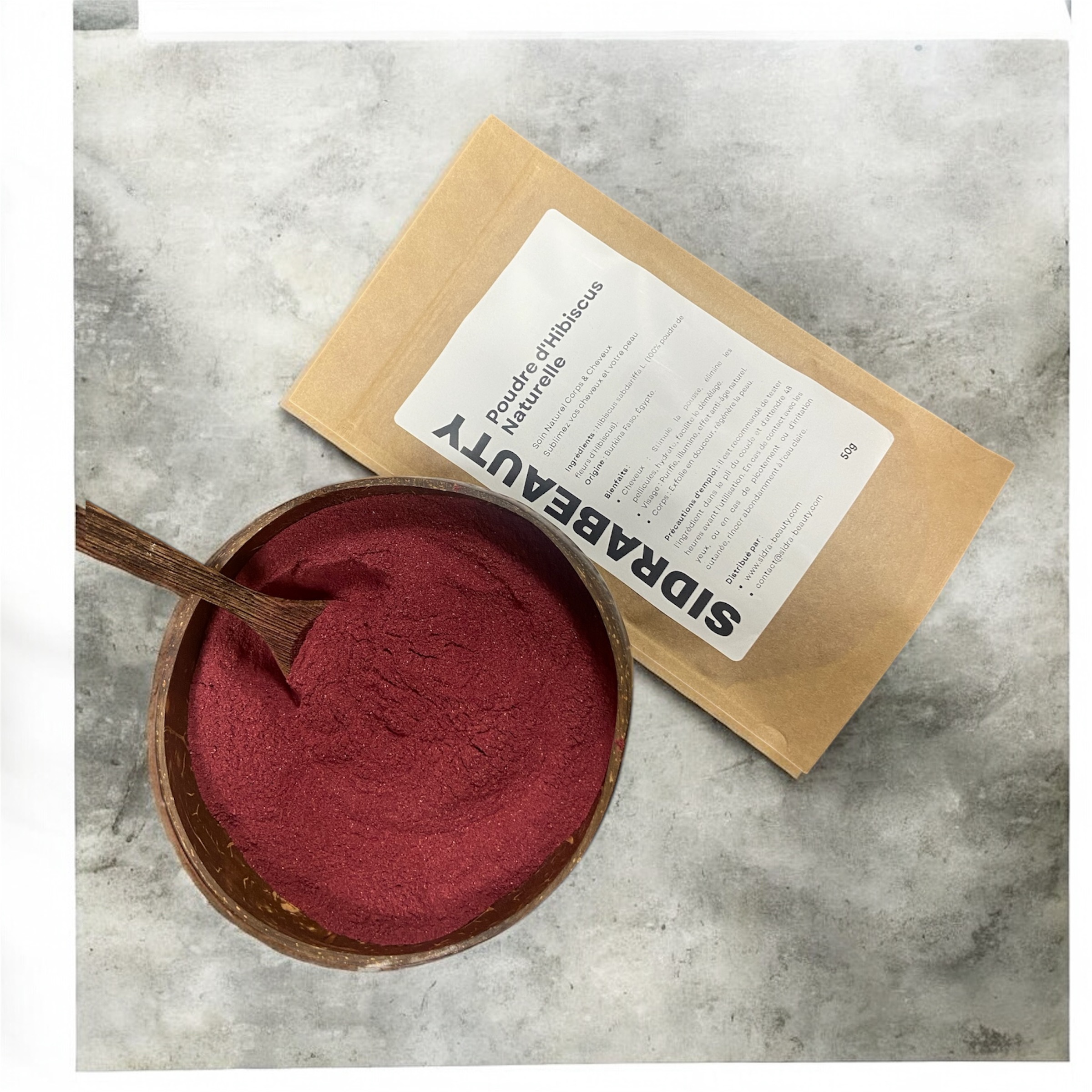 Poudre d'Hibiscus Carcadé Naturelle – Image 2