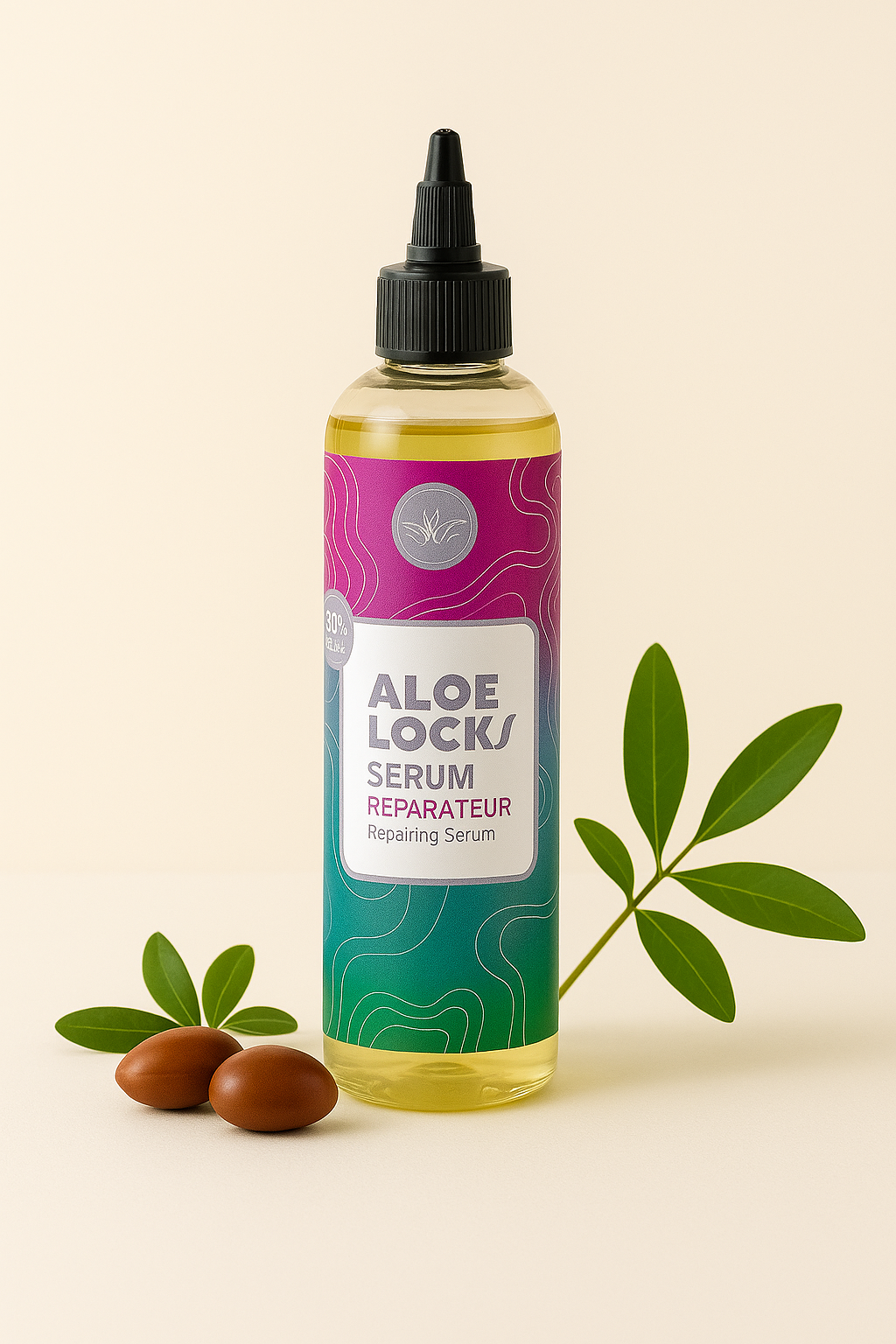 Sérum Réparateur Aloe Locks – Cheveux secs & abîmés